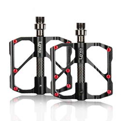 LERWAY Pedales de Bicicleta, Ultraligero MTB Bike Repuesto de Pedales de Ciclismo de Montaña Antideslizantes Pedales Híbridos de Bicicleta de Carreter precio