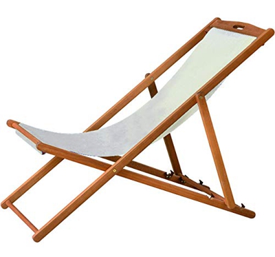 Vigor Cassandra - Tumbona de Madera, 112 x 59 x 91 cm