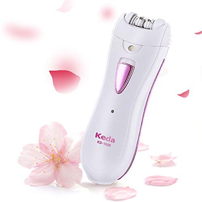 Depiladoras para mujeres, depiladoras inalámbricas para el vello facial, dispositivo de depilación recargable con luz LED incorporada, aptas para axil