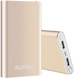 Batería Externa 10000mAh con Linterna 2 Puertos USB Banco de Energía Portátil Rápido con Carcasa Metálica y Aspecto Elegante para Teléfonos Móviles Ta características