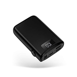 POSUGEAR Powerbank 10000mAh, Bateria Externa para Movil con 3 Entradas de USB C/Micro/Lightning, 2 Salidas y Pantalla LED Compatibles con Todos Los Te precio