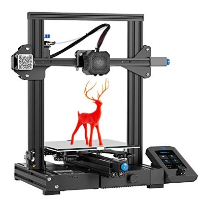 Impresora 3D Creality Ender-3 V2, 2020 Impresora 3D mejorada con placa base silenciosa, reanudar la impresión, práctica caja de herramientas, nueva pa