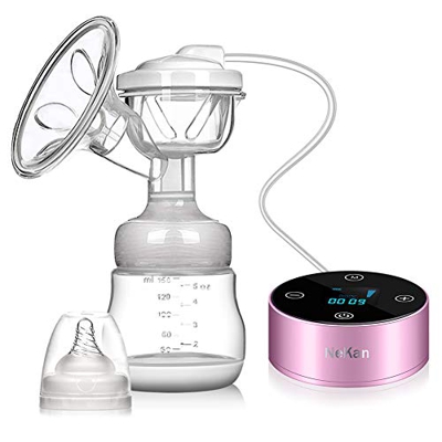 Sacaleches Eléctrico, Extractor de leche eléctrico materna Pantalla táctil portátil recargable Smart LCD con 3 modos 9 niveles de succión de leche mat