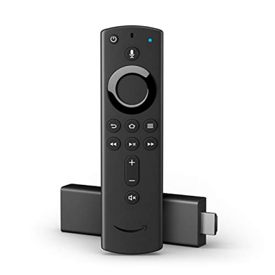 Amazon Fire TV Stick 4K Ultra HD reacondicionado certificado con mando por voz Alexa de última generación | Reproductor de contenido multimedia en str