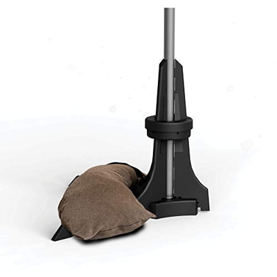 Baser Sporte de sombrilla para balcón con Bolsa de Arena rellenable | Soporte Alternativo para balcón o barandilla de balcón | Montaje sin perforación