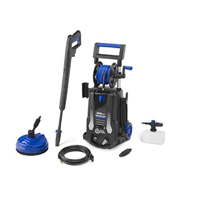 AR Blue Clean e-2000 HRD Hidrolimpiadora de Alta Presión, Negro y Azul