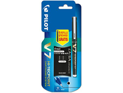 Pilot Bolígrafo de tinta líquida, Punta mediana + 1 cartucho de 3 cartuchos, Negro precio