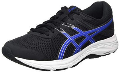 ASICS Gel-Contend 6, Zapatillas para Correr para Hombre, Black Directoire Blue, 42.5 EU