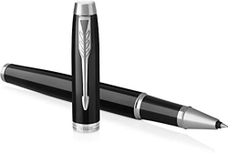 Parker IM - Bolígrafo Roller, Punto fino, color Negro (Black Lacquer Chrome trim) características