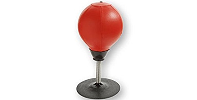 Dakota Saco de Boxeo de Escritorio. Antiestrés. Rojo 1 Unidad