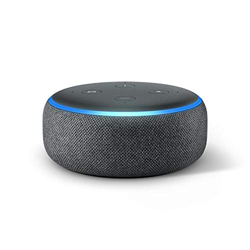 Echo Dot (3.ª generación) - Altavoz inteligente con Alexa, tela de color antracita características