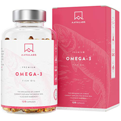 Omega 3 de Aceite de Pescado [2000 mg] - 800 mg EPA y 400 mg DHA - Alta Potencia - Destilado Molecularmente para mayor pureza - Fuente de Ácidos Graso precio