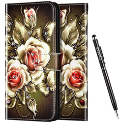 Uposao - Funda con Tapa para Huawei Honor 10 Lite, diseño de Estampado 3D, Compatible con Funda Huawei Honor 10 Lite Billetera Diamante Glitter Brilla en oferta