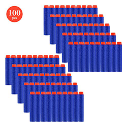 Locisne 100pcs 7.2cm Recarga de Dardos Soft EVA Foam Bullet Munición Pack para Nerf N-Strike Elite Series- Azul(EVA bala 100) en oferta