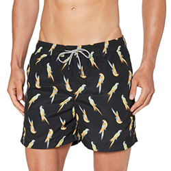 Jack & Jones JJIARUBA JJSWIMSHORTS AKM Animal STS Bañador para Hombre, Negro, XL precio