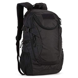 Huntvp Mochila de Asalto 25L Militar Táctical Gran Mochila de Nylon Impermeable para Senderismo Caza Camping, Color Negro características