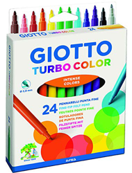 4170 00 - Paquete 24 rotuladores Giotto Turbo Color, Multicolor precio
