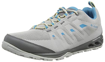 Columbia Vapor Vent, Zapatillas de Senderismo para Mujer, Grey (Grey Ice, Beta 063), 38.5 EU