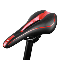 Mein HERZ Asiento de Bicicleta, Sillín de Bici de Gel, Asiento de Bicicleta Profesional Cómodo y Suave Diseño Ergonómico cojín de Bicicleta de Ciclism en oferta