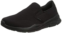 Skechers Equalizer 4.0, Zapatillas sin Cordones para Hombre, Azul (Black Engineered Mesh/Black Trim BBK), 42 EU en oferta