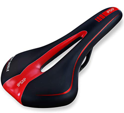 IPSXP Asiento de Bicicleta, Sillín de Asiento de Bicicleta de Gel, Cómodo Acolchado de Espuma de Memoria con los Resortes, Cojín de Silicona de Bici/M características