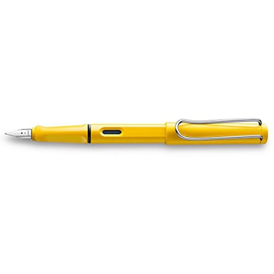 Lamy Safari 18 - Pluma estilográfica (punta media), color amarillo