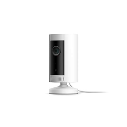 Presentamos la Ring Indoor Cam, una cámara de seguridad compacta, alimentación por cable, HD, comunicación bidireccional, compatible con Alexa | Inclu en oferta