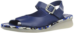 FLY London Cult398fly, Sandalias de Punta Descubierta para Mujer, Azul (Blue (Blue Mid Sole) 007), 37 EU características
