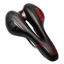 ZUOAO Asiento de Bicicleta - Sillín de Asiento de Bicicleta de Gel, Cómodo Acolchado de Espuma de Memoria con los Resortes, Cojín de Silicona de Bici/ precio