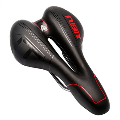 ZUOAO Asiento de Bicicleta - Sillín de Asiento de Bicicleta de Gel, Cómodo Acolchado de Espuma de Memoria con los Resortes, Cojín de Silicona de Bici/