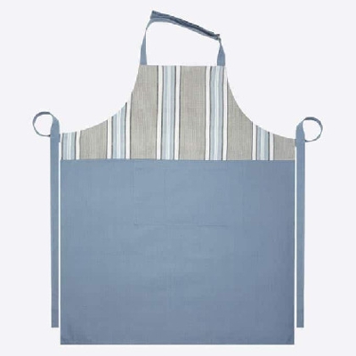 Delantal - Begur bicolor 080x090 cm Gris