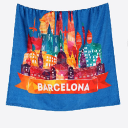 Toalla Playa - Skyline Blue 090x170 cm Azul características