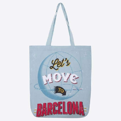 Bolsa Compra - Bcn Vintage Azul