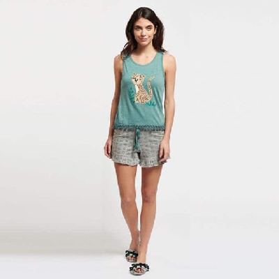 Pijama 2 piezas - Antilope talla M Verde