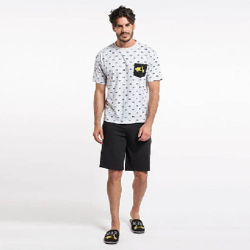 Pijama 2 piezas - Fulvio Gris talla M en oferta