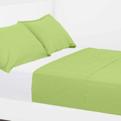 SÃ¡bana Encimera AlgodÃ³n - Basic verde cama 150 o 160 cm - 240x270 cm Verde precio