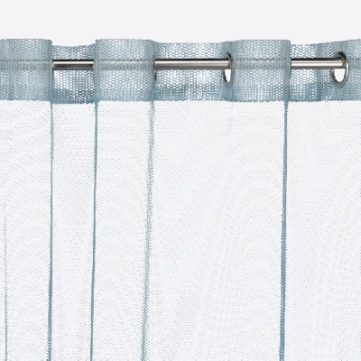 Cortina confeccionada - Malla 145x270 cm Azul