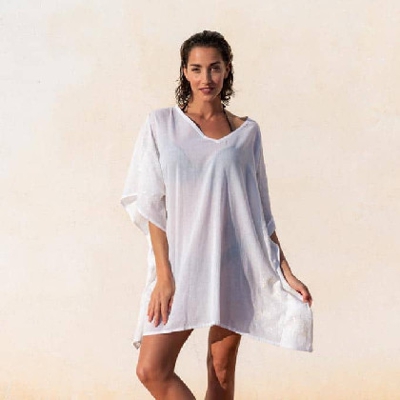 Caftán - Xenia Blanco Talla única
