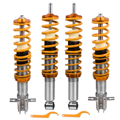 Para VW Golf I Jetta I Conejo Altura ajustable Coilovers Suspensión Kit de bajada