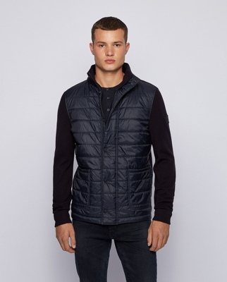 Boss - Cazadora De Hombre Azul Combinada