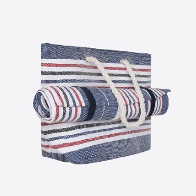 Bolso con Esterilla - Capri Azul Talla Ãºnica