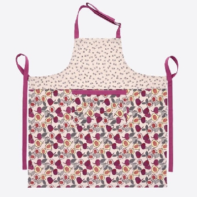 Delantal - Higos 080x090 cm Morado