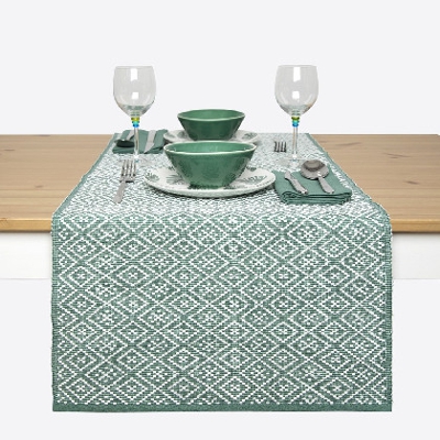 Camino Mesa - Basic verde 045x150 cm Verde