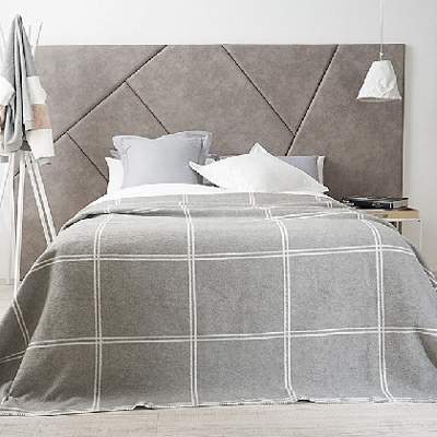 Manta - Viggo cama 160/180/200cm - 240x260cm Gris