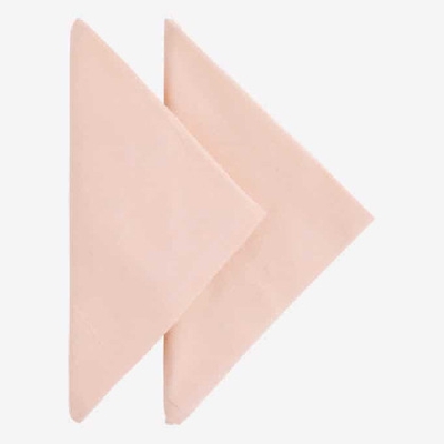 Set 2 Servilletas AlgodÃ³n - Aura 040x040 cm x 2 und. Nude