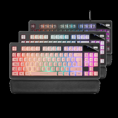 Teclado MKAX ROSA en ESPAÑOL