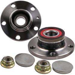 2xRodamiento Cubo de rueda+ABS-sensor para VW FOX POLO 6R 9N trasero VKBA3567 precio