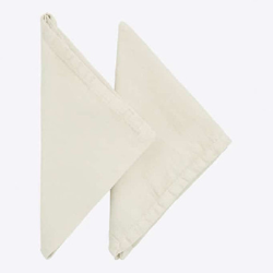 Juego 2 Servilletas Lino - Stone washed beige 040x040 cm x 2 und. Beige precio