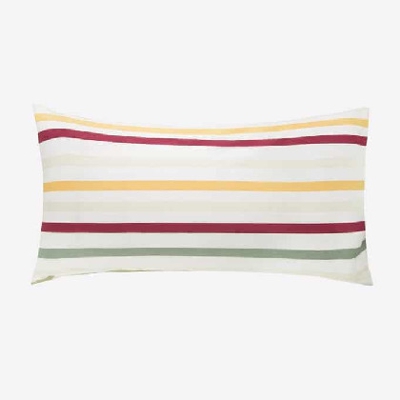 Funda Almohada - Basic Rayas Burdeos Set 2 un - 045x085 cm