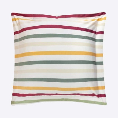 Funda de CojÃ­n - Basic Rayas 055x055 cm Burdeos